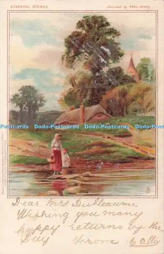 R731186 Stepping Stones Tuck Gem Scenery No 607 Fred Hines PM Jersey 1903