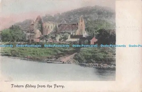 R731211 Tintern Abbey von der Fähre PM Newport Mo 1905