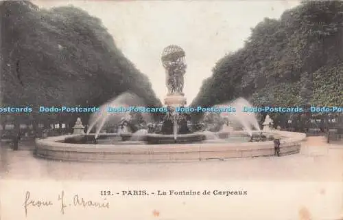 R731212 Paris La Fontaine de Carpeaux Postkarte