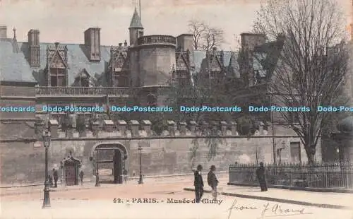 R731213 Paris Musee de Cluny Postkarte 1903