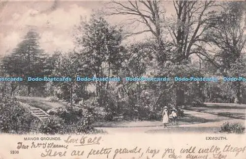 R731217 Exmouth Manor Grounds 1903