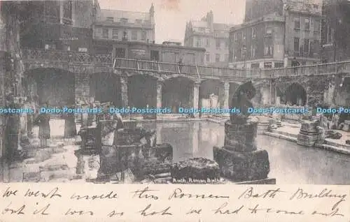 R731218 Bath Roman Baths Frith Series PM Bristol 1903