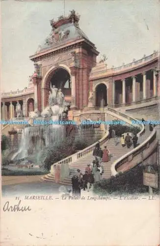 R731220 Marseille Le Palais de Longchamps L Escalier LL 25 1906