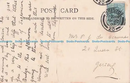 R731227 Bristol Tramways Postkarte 1903