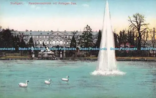 R729284 Stuttgart Residenzschloss Mit Anlagen Siehe H und V