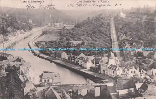 R731327 Les Bords de la Rance Dinan Vue Generale G F PM Trikot 1903