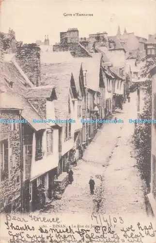 R731330 Cote d Emeraude Dinan La Rue du Jerzual G F PM Trikot 1903