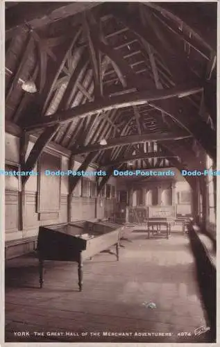 R729384 York The Great Hall of the Merchant Adventurers Walter Scott Bradford RP