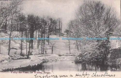 R731407 Jersey Valley des Vaux Im Winter Albert Smith 1903