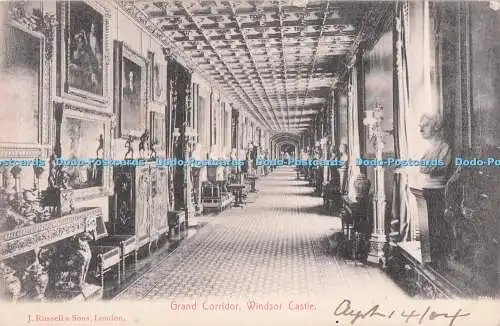 R731474 Windsor Castle Grand Corridor J Russell