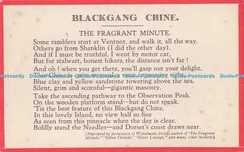 R729465 Blackgang Chine The Fragrant Minute