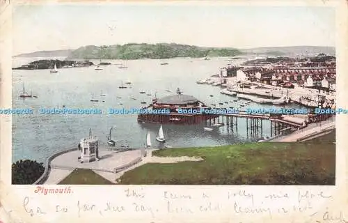 R731483 Plymouth Postkarte 1905