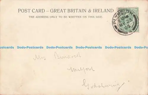 R731483 Plymouth Postkarte 1905