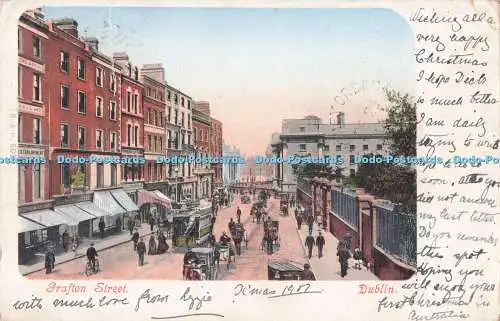 R729495 Dublin Grafton Street Postkarte