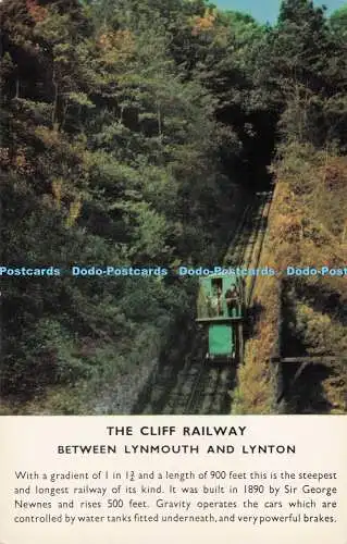 R731516 Die Cliff Railway zwischen Lynmouth und Lynton J Salmon Sevenoaks Eng Cam