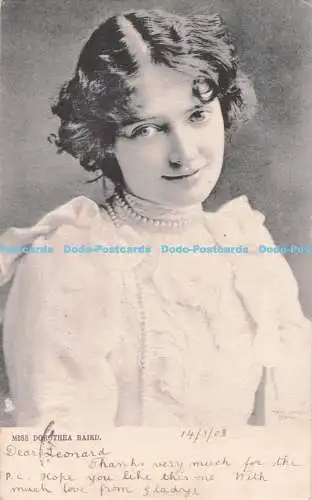 R729572 Miss Dorothea Baird Tuck Prominente der Bühne Postkarte Serie 684 Lo