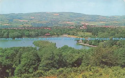 R731608 Llandrindod Wells From The Golf Course Plastichrome by Colourpicture Bos