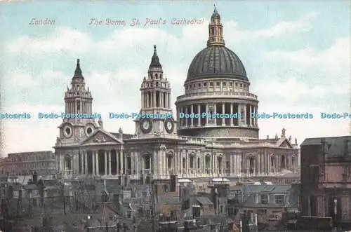 R729588 London The Dome St Pauls Cathedral C M Ducal Serie