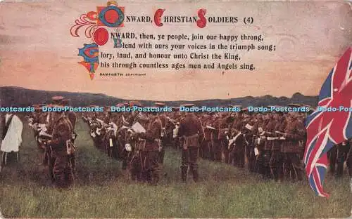 R729612 ab christliche Soldaten Bamforth Holmfirth New York Hymne Serie Nr. 496