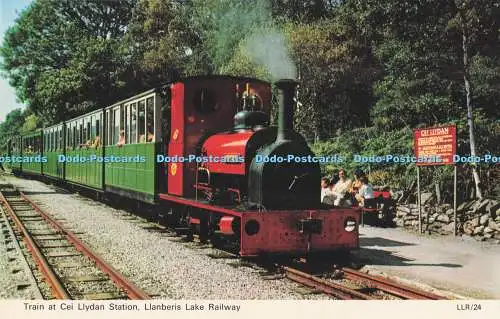 R731655 Zug am Bahnhof Cei Llydan Llanberis Lake Railway E T W Dennis