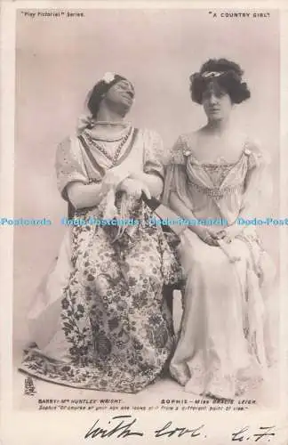 R729632 Sophie Miss Gracie Leigh Barry Mr Huntley Wright Tuck A Country Girl Pla