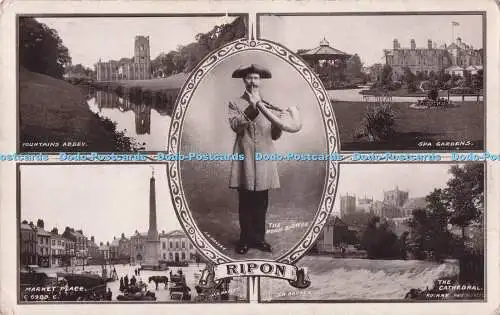 R729652 Ripon Market Place W A Bolton The Picture Postcard Emporium RP Multi View