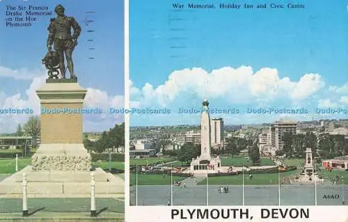 R731694 Plymouth Devon War Memorial Holiday Inn and Civic Centre Harvey Barton 1