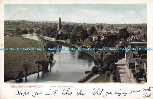 R729723 Stratford on Avon vom Memorial Peacock PM Leeds 1903