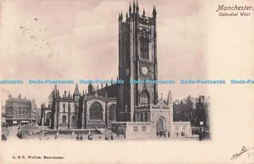 R729730 Manchester Cathedral West A and S Walker PM Leeds 1903