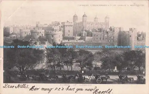 R729731 Tower of London S Hildesheimer London PM Holbeck Leeds 1903