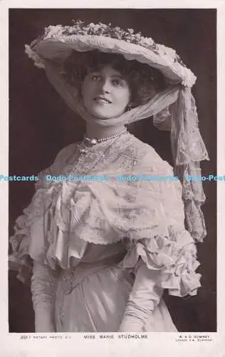 R729858 Miss Marie Studholme Drehfoto W und D D Downey PM Crewe Station 1905