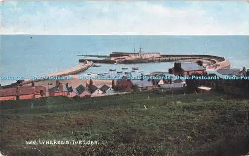 R730141 Lyme Regis The Cobb The Photochrom London Exclusive Photo Color Series N