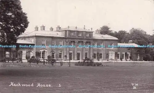 R732324 Hackwood House Postkarte 1913