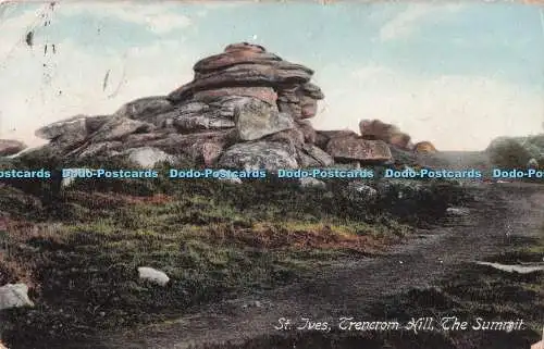 R730318 St Ives Trencrom Hill The Summit F Frith Reigate No 61087