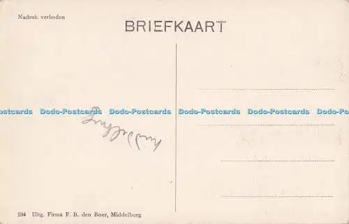 R730388 Zeeuwsche Hondenkar Firma F B Den Boer