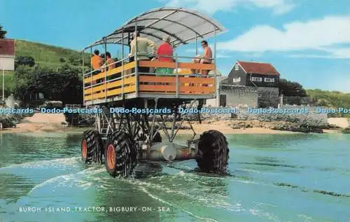 R732424 Bigbury On Sea Burgh Island Tractor J Salmon Sevenoaks Cameracolour