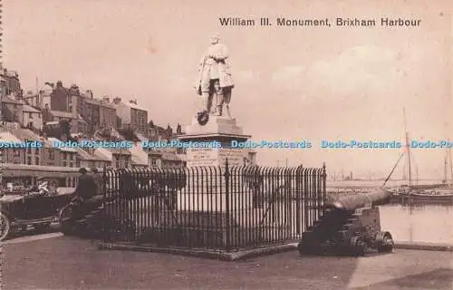 R732437 Brixham Harbour William III Monument