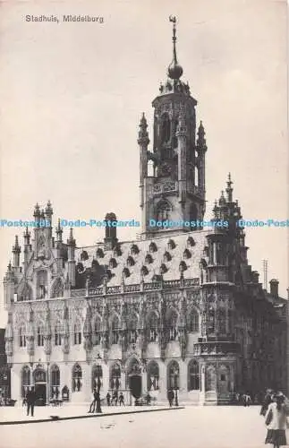 R730430 Middelburg Stadhuis Firma F B Den Boer