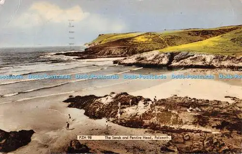 R528003 Polzeath The Sands and Pentire Head F Frith 1968