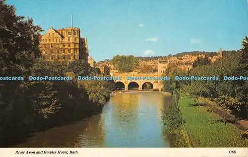 R528056 Bath River Avon and Empire Hotel Harvey Barton 1970