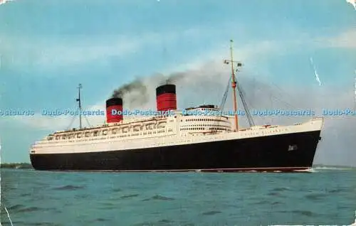 R528061 R M S Queen Elizabeth Cunard Line J Salmon 1966