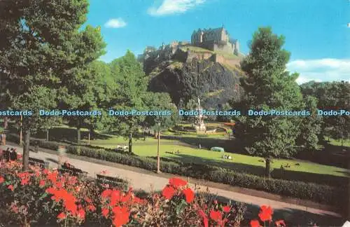 R528069 Edinburgh The Castle from the Gardens Photo Precision Limited Colourmast