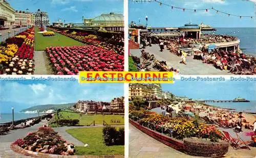 R528074 Eastbourne The Carpet Gardens Western Lawns and Beachy Head Shoesmith an