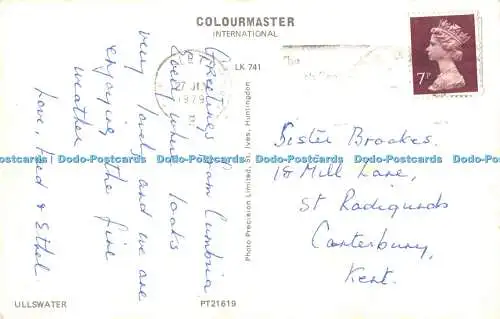R528115 Ullswater Photo Precision Limited Colourmaster International 1979