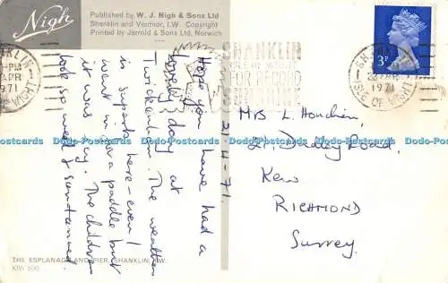 R528171 I W Shanklin The Esplanade and Pier W J Nigh Jarrold 1971