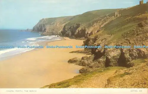 R528174 Chapel Porth The Beach Jarrold Cotman Farbe