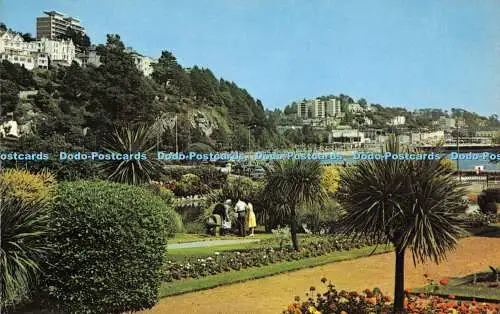 R528176 Torquay Torre Abbey Gardens Jarrold Cotman Color Series