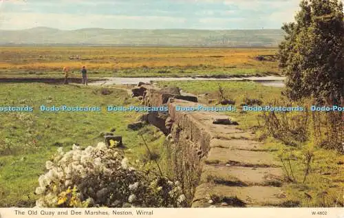 R528187 Wirral Neston The Old Quay and Dee Marshes E T W Dennis Photocolour 1983