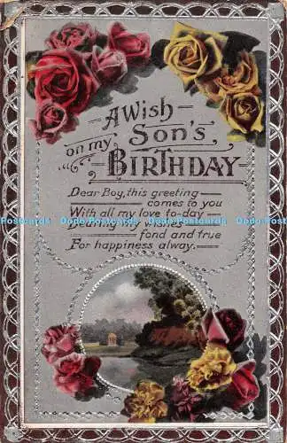 R528200 A Wish on my Son Birthday Relative Series No 2686