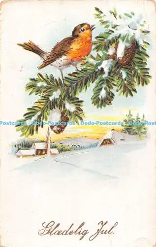 R528201 Glaedelig Jul Postkarte 1929